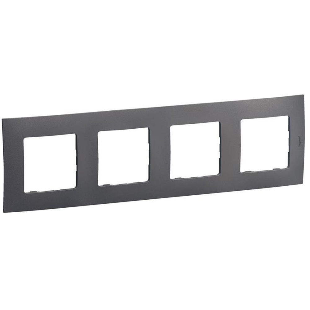 LEGRAND - Frame 4x grey Niloe New NP114MG