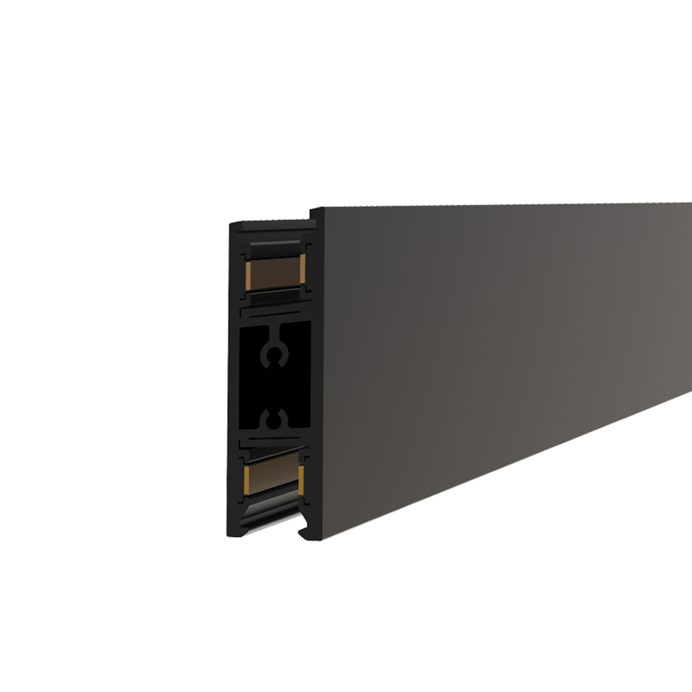ACA LIGHTING - MINI магнитна шина UP/DOWN за външен монтаж 24V DC 2m черна TMUD2MB