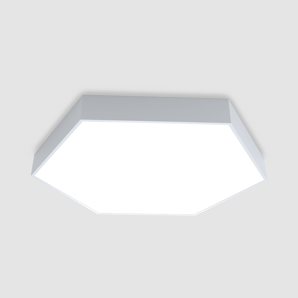 POLARIS LIGHTING - HEXAGON LED PLAFOND Ø600/519/80мм 50W 3000K 5400lm 120° white 2107-50