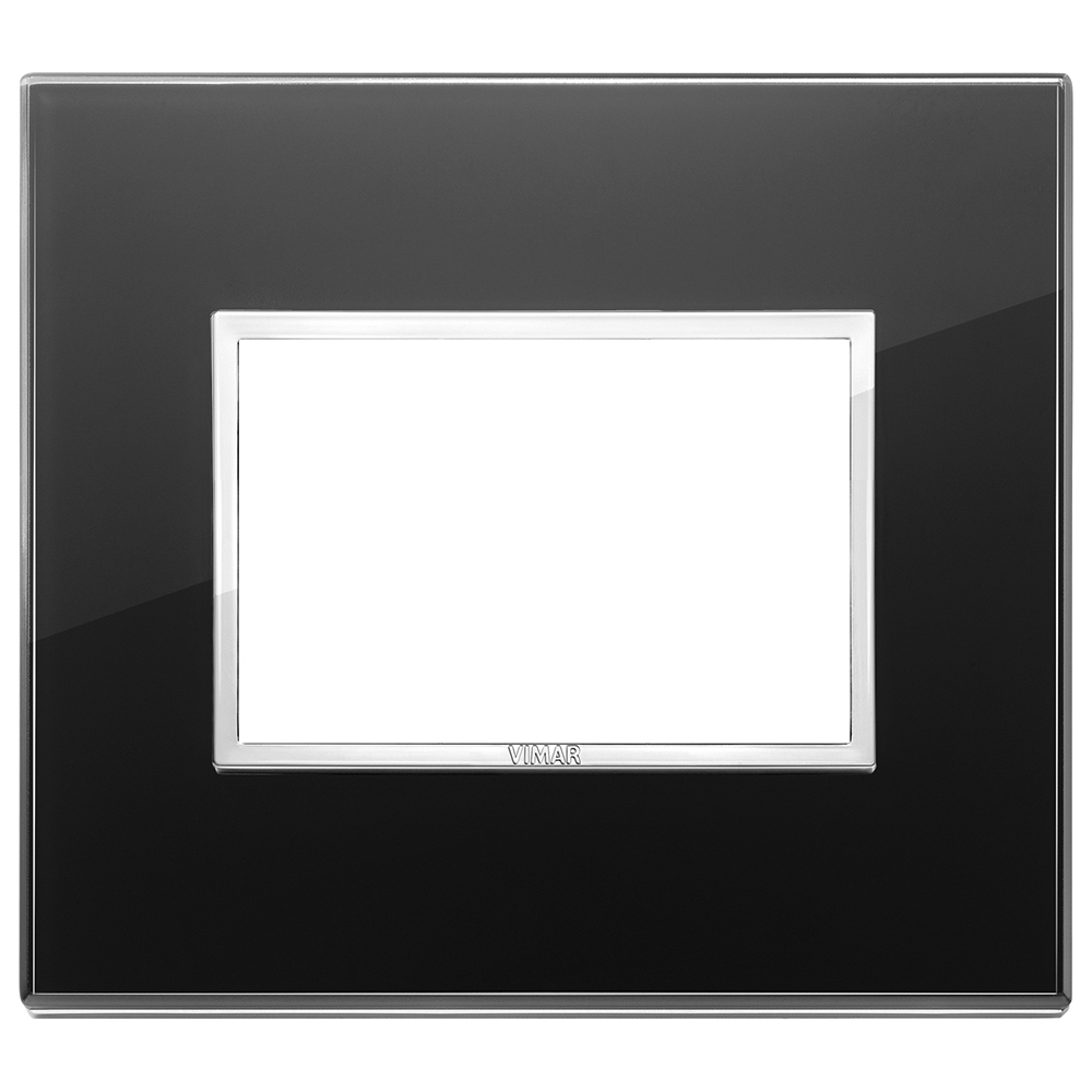VIMAR - 21653.76 - Plate 3M crystal black diamond