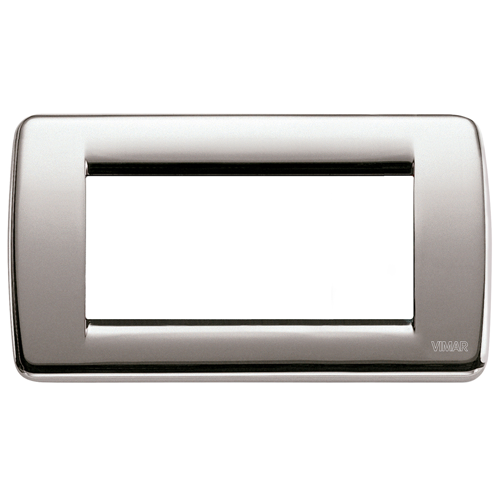 VIMAR - 16754.34 - IDEA Rondò Рамка 4М италиански стандарт Brushed nickel