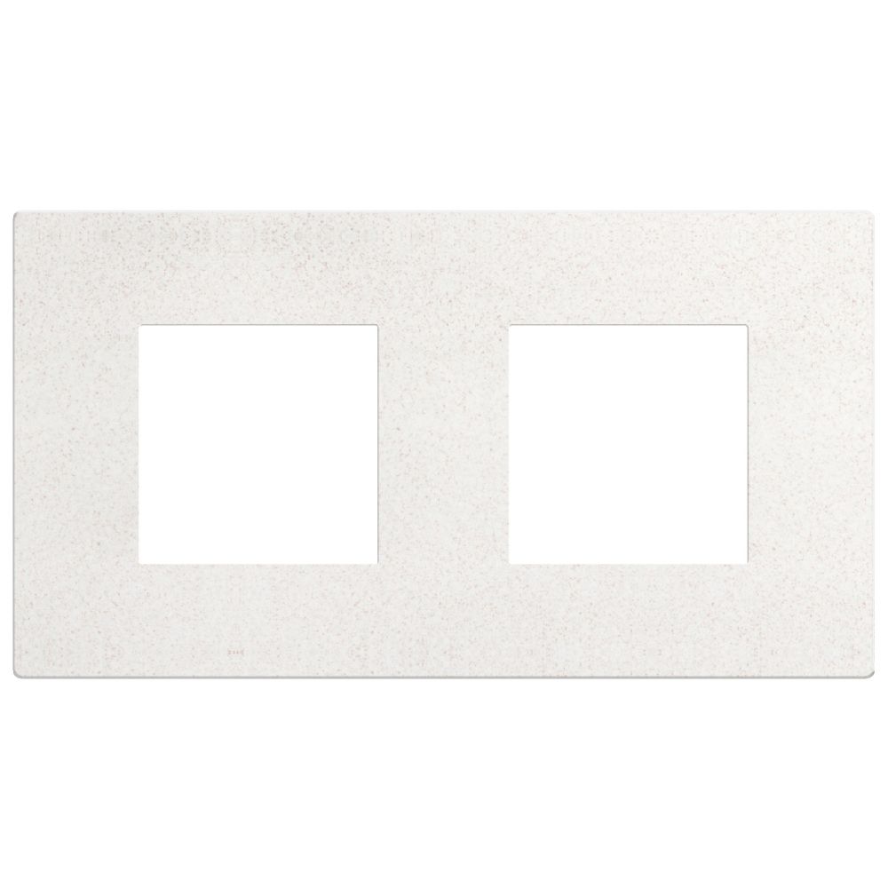 BTICINO - cover plate2+2 modules White Fiber Light Now YA4802M2WV