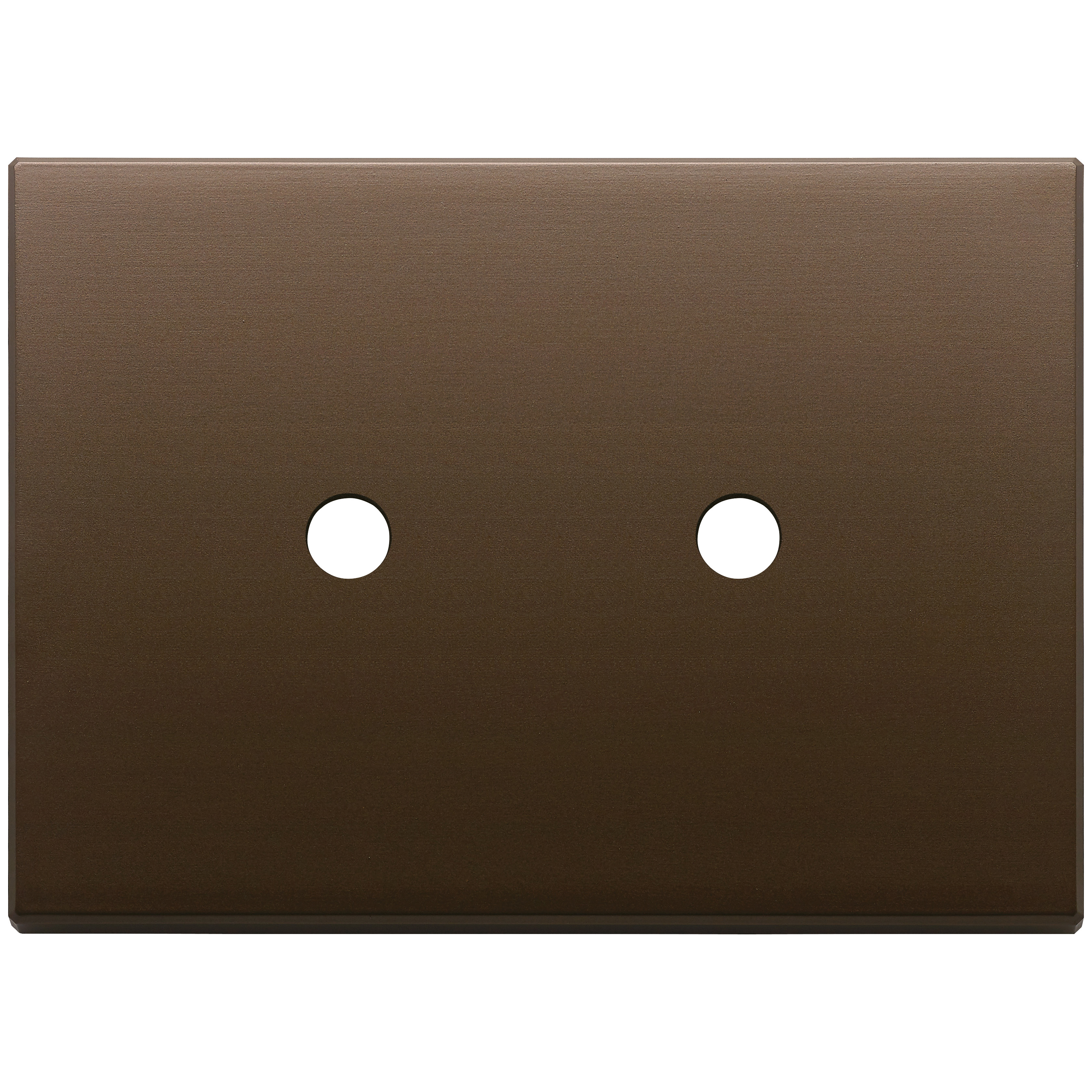 VIMAR - Plate 3Mx2 Tondo brushed dark bronze - 22683.RN.2.12