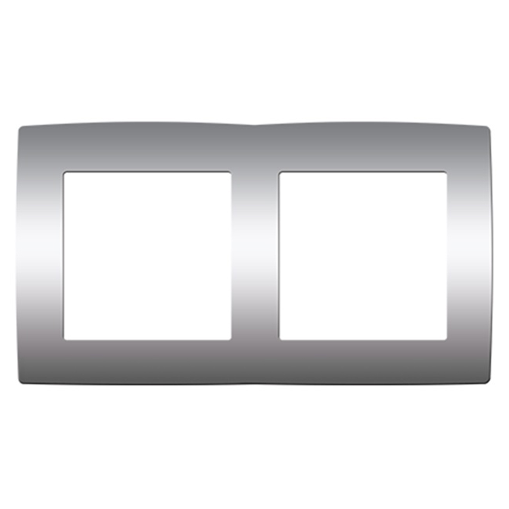 ACA LIGHTING - Рамка двойна PRIME Алуминий мат 1000119103