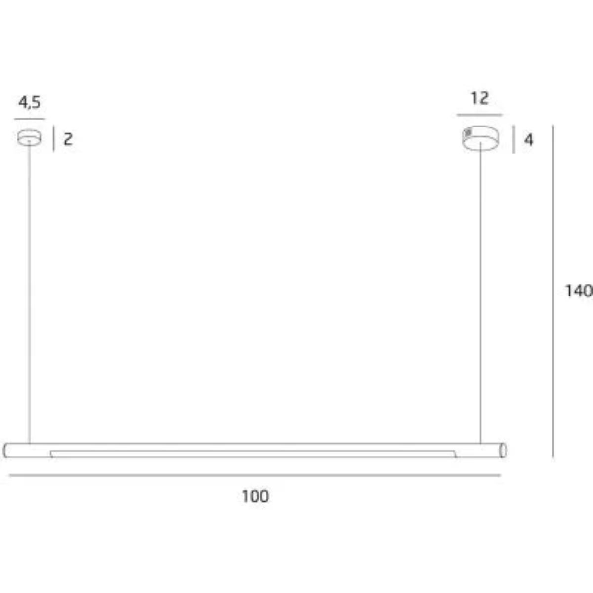 MAXLIGHT - ORGANIC P0356D, 1 x 16W LED 230V 1360 LM