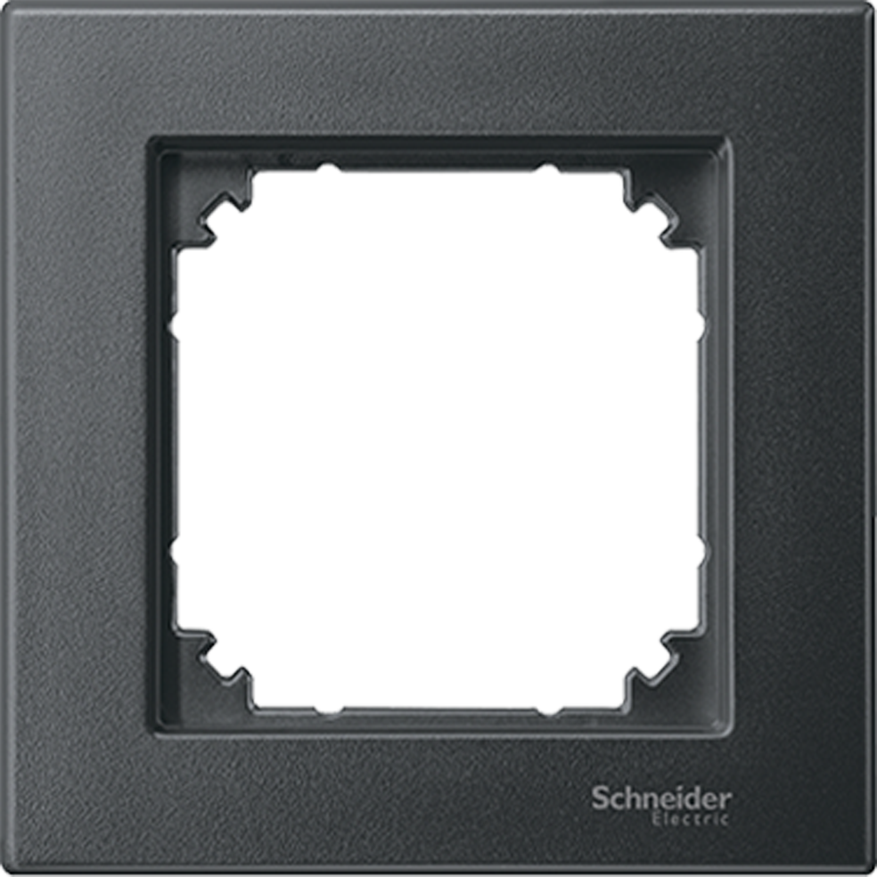 SCHNEIDER ELECTRIC - MTN486114 M-Plan frame, 1-gang, anthracite