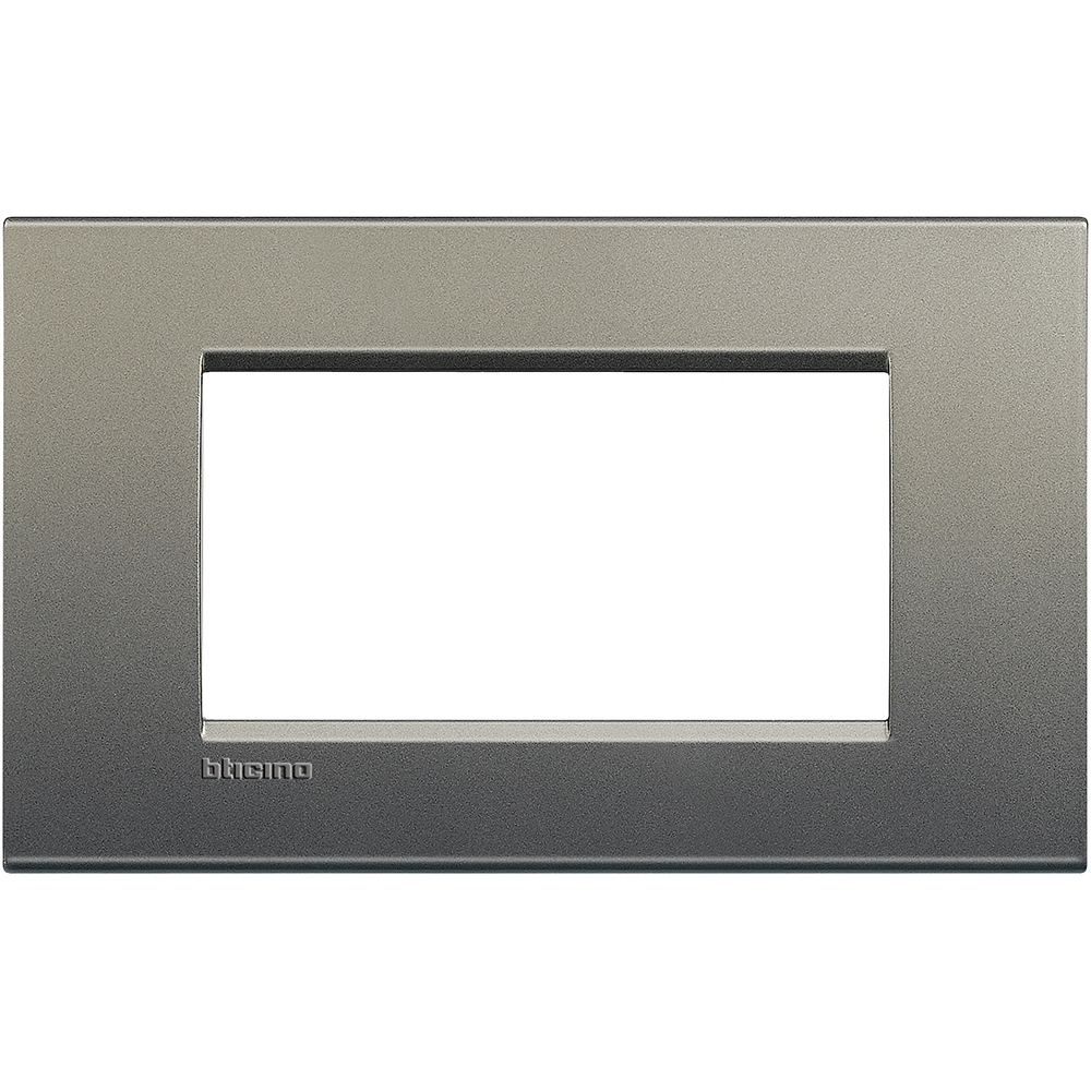BTICINO - LNA4804AE Рамка 4М Avenue правоъгълна метална Livinglight