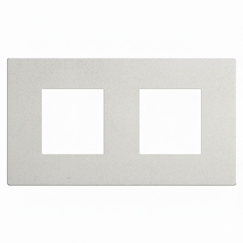 BTICINO - cover plate2+2 modules White Mica Light Now YA4802M2WM
