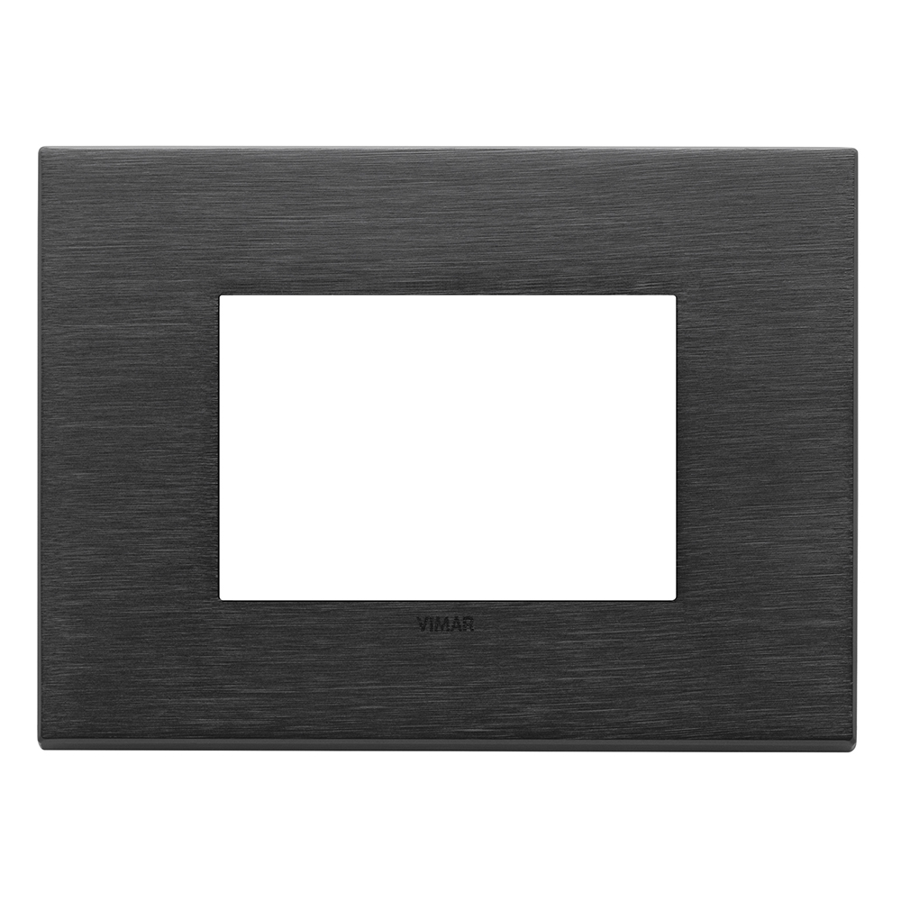 VIMAR - 22653.13 - Plate 3M metal brushed black