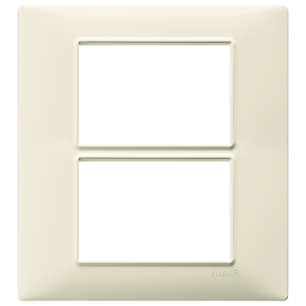 VIMAR - 14659.03 - Plate 6(3+3)M techn. beige