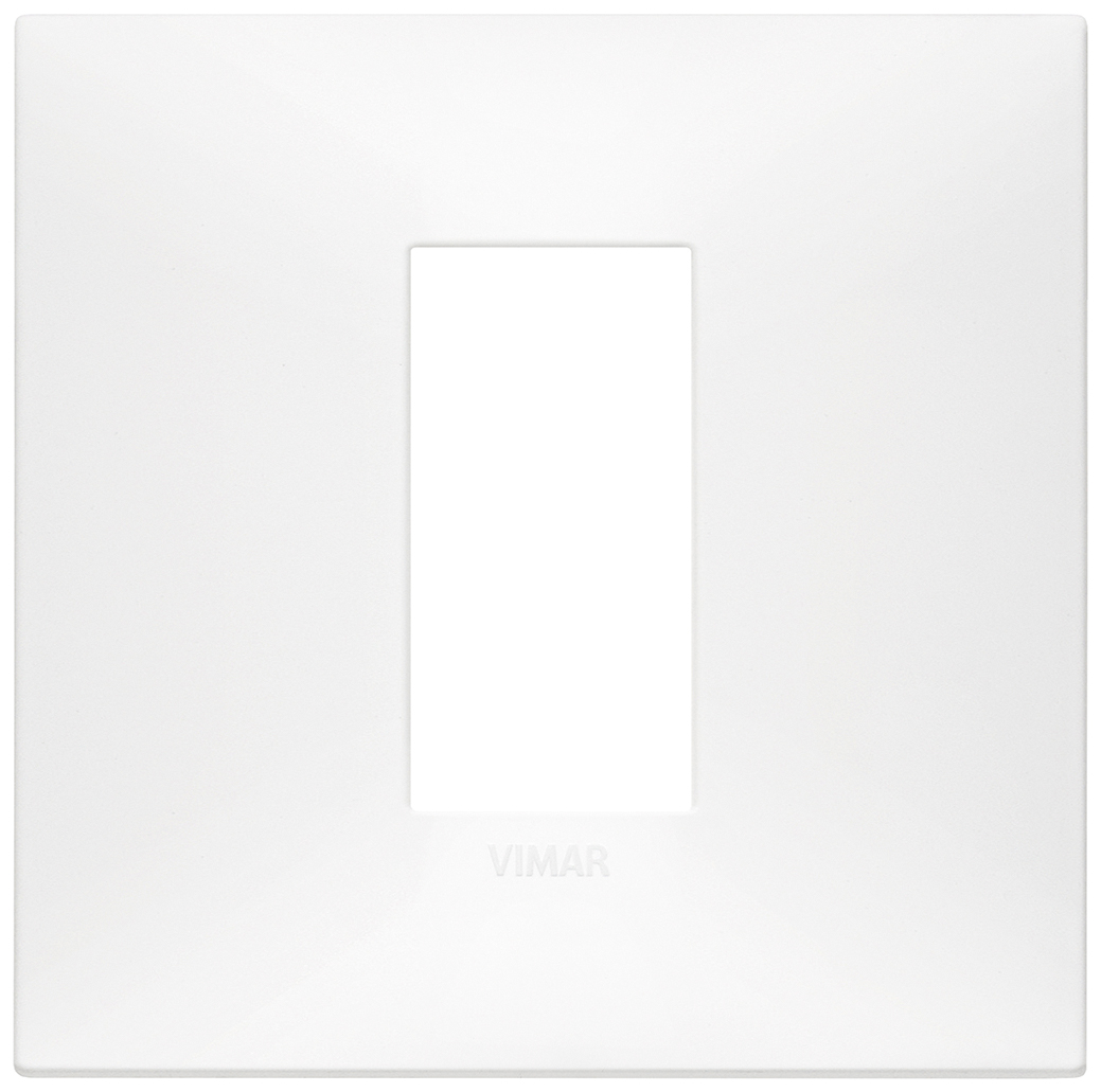 VIMAR - 09661.11 cover plate - 1 centered module matt white color NEVE UP