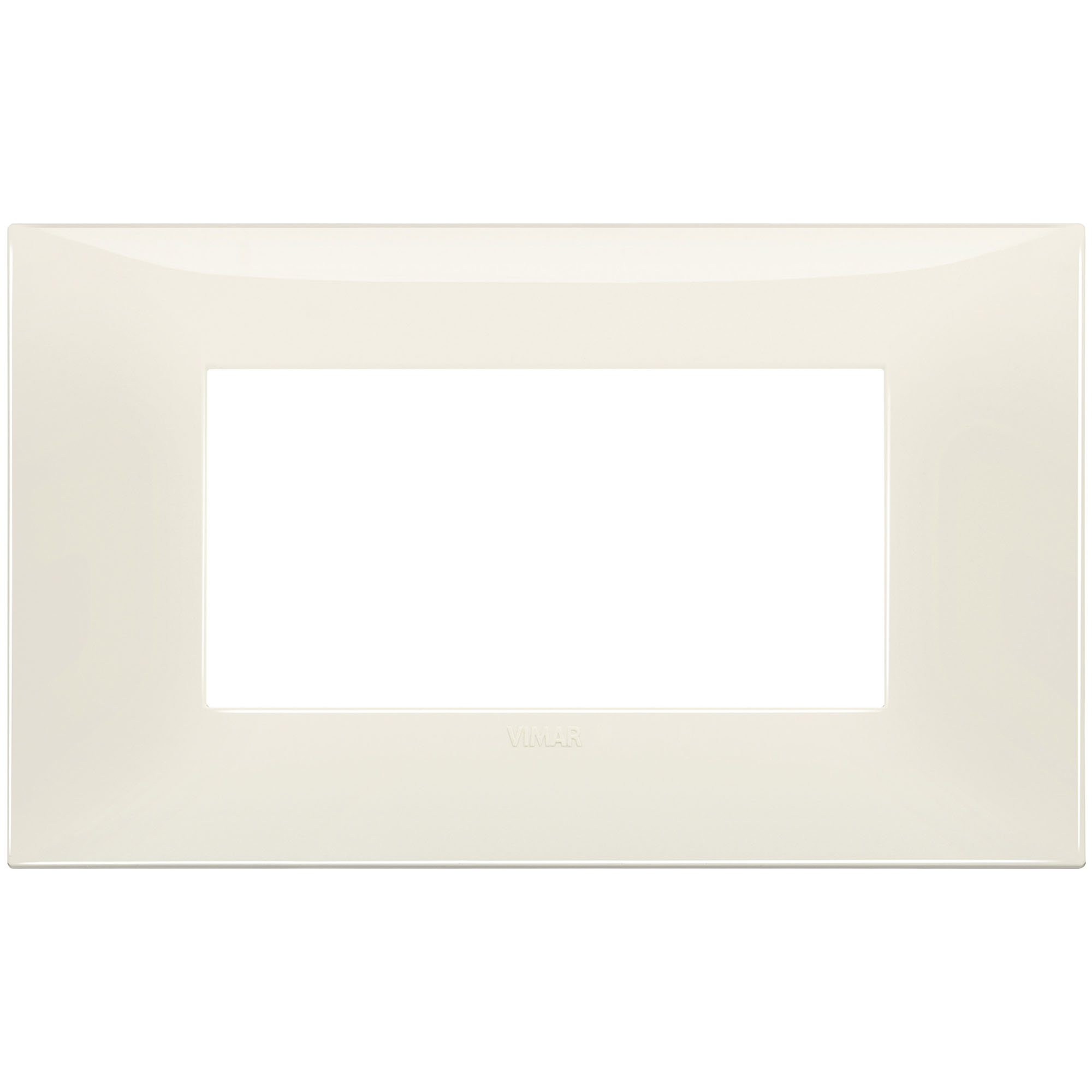VIMAR - 09674.02 cover plate - 4 centered module ivory color NEVE UP
