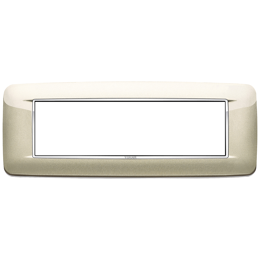 VIMAR - 20687.C07 - Round plate 7M Bright champagne