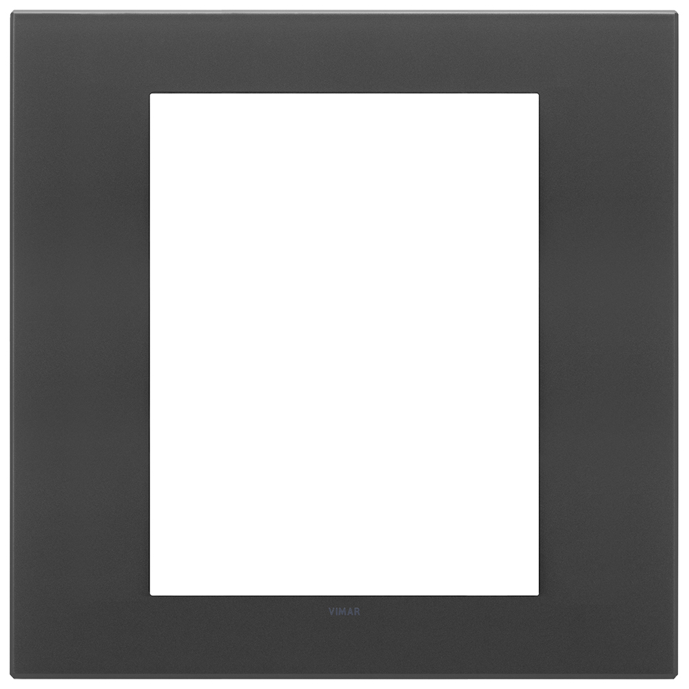 VIMAR - 22668.73 - Plate 8M glass satin black