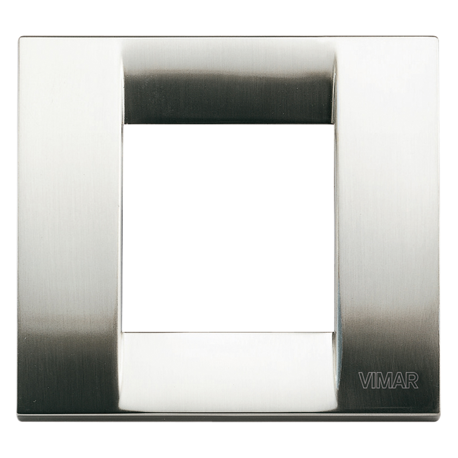 VIMAR - 17092.34 - Classica plate 1-2M metal brushed nickel