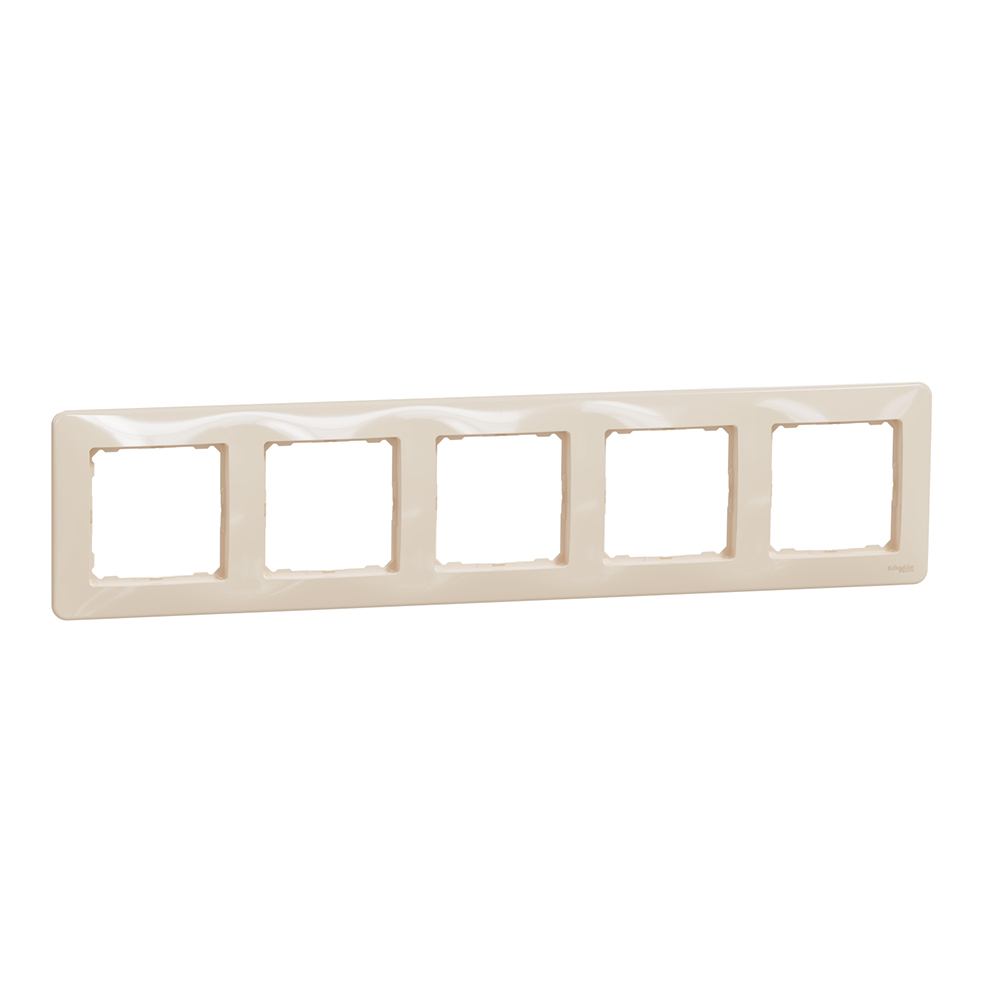 SCHNEIDER ELECTRIC - SDD312805 Sedna Design- 5-gang frame - beige