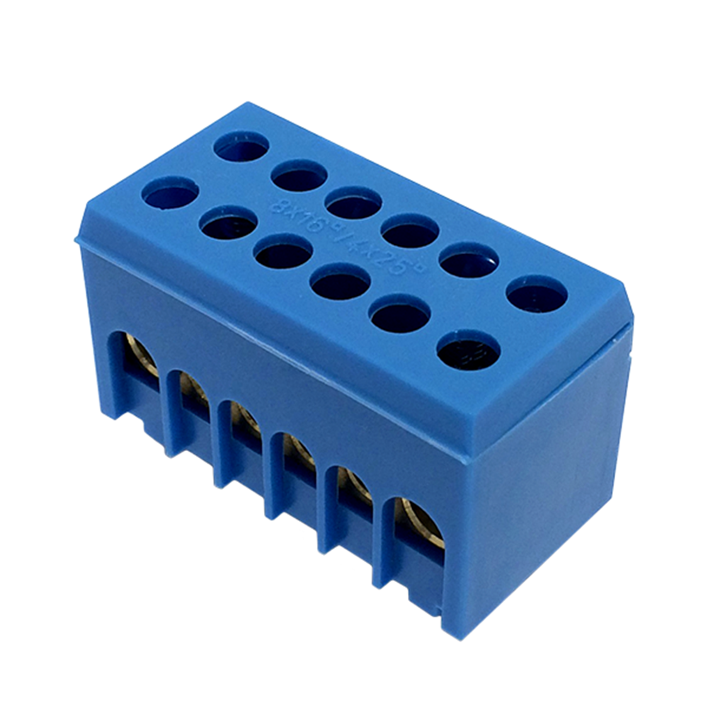 MOREK - N6H-2 blue 2p 6x16mm² IP20 Neutral terminal  MAD2006N15