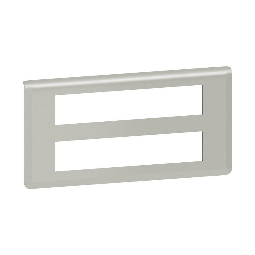 LEGRAND - Plate Mosaic - 2 x 10 modules - alu 79328L