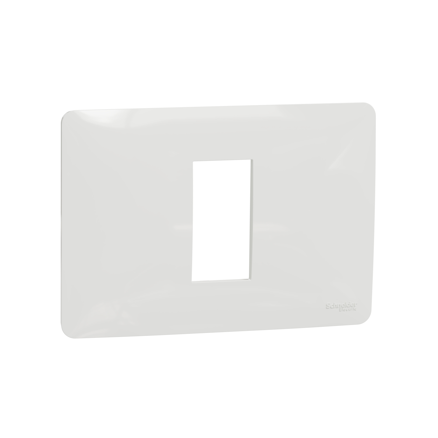 SCHNEIDER ELECTRIC - NU210118 New Unica - cover frame - 1 gang - 1 module - white