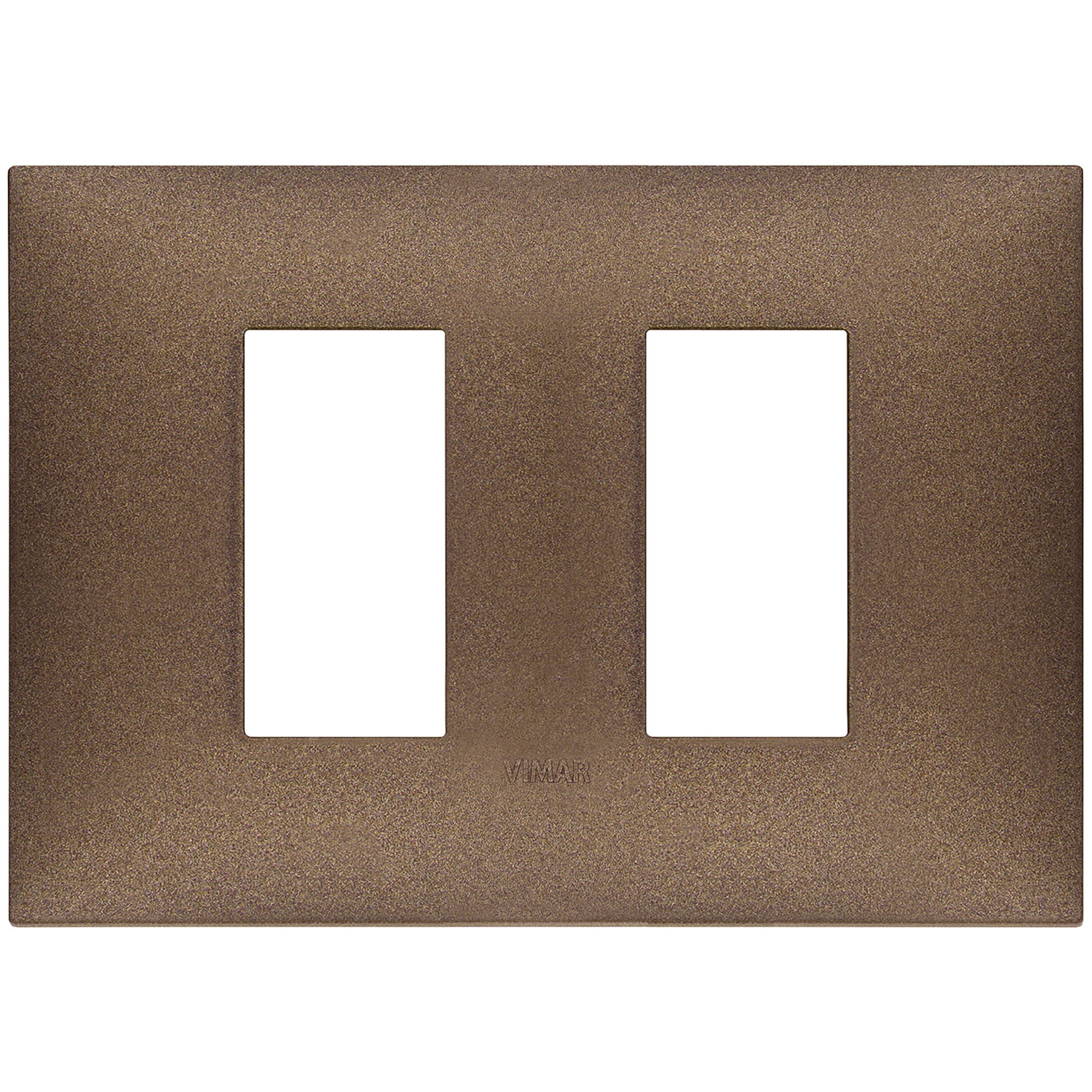 VIMAR - 09679.24 cover plate - 2 separate module matt copper color NEVE UP