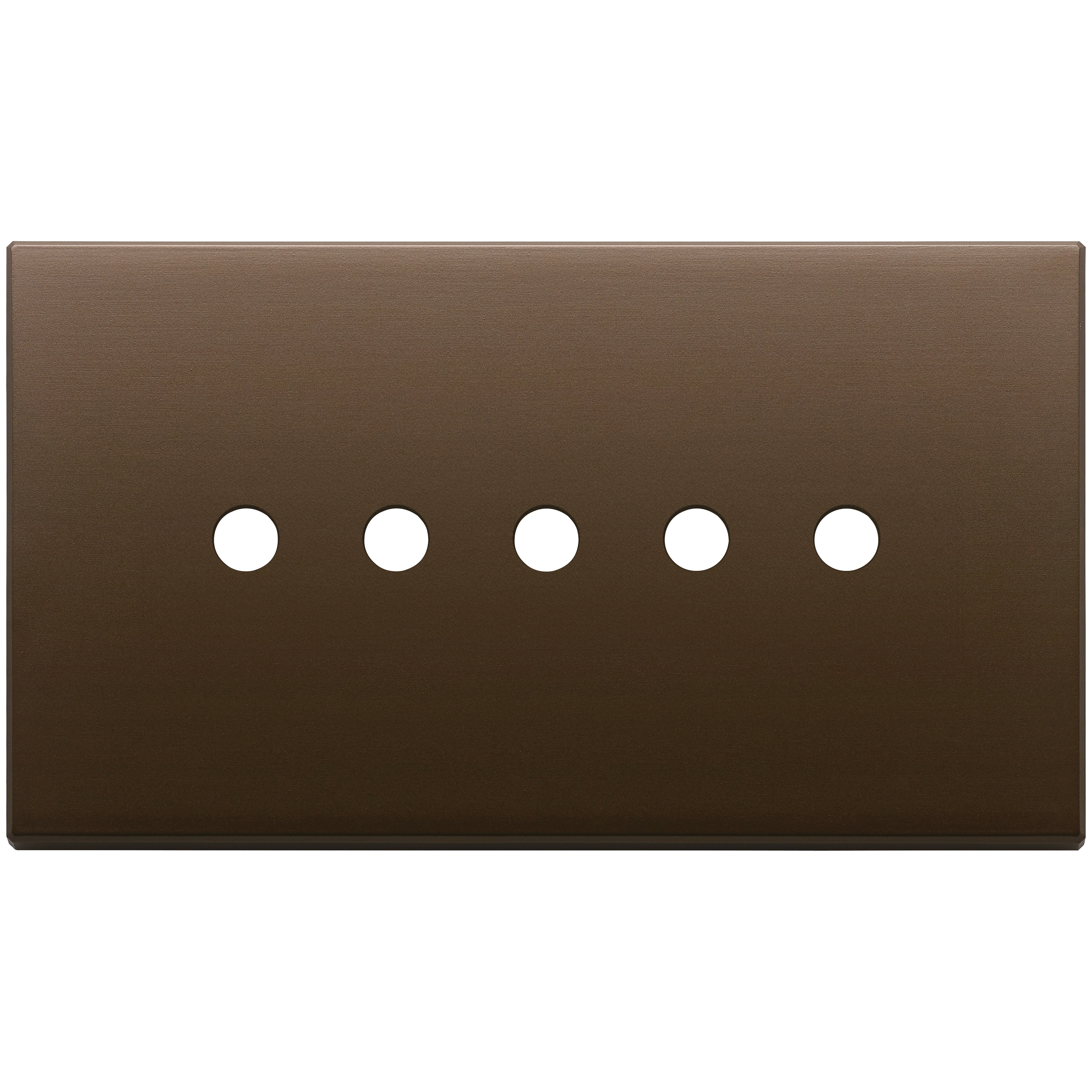 VIMAR - Plate 5Mx5 BS Tondo brushed dark bronze - 22689.RN.5.12
