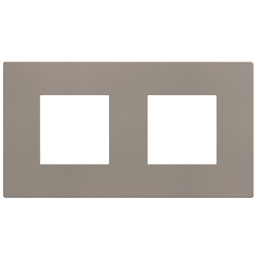 BTICINO - cover plate2+2 modules Stone Light Now YA4802M2GG