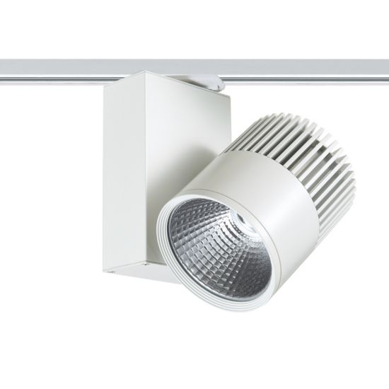 ACA LIGHTING - BIENAL3030W2 WHITE LED TRACK LIGHT 30W 3000K 2WIRES 36° 1100LM 230V Ra80