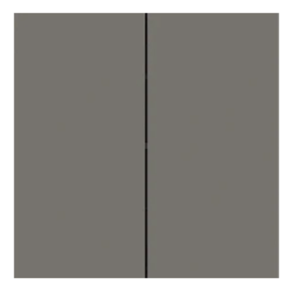 Ekinex - Лицев панел за 2 бутона вертикално 30x60 Linea71 Fenix Сив London - EK-T2R-FGL