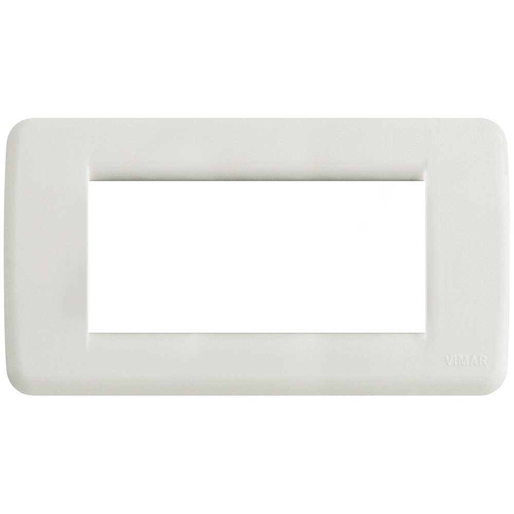 VIMAR - 16764.D.04 - Rondò plate 4M Silk Idea white