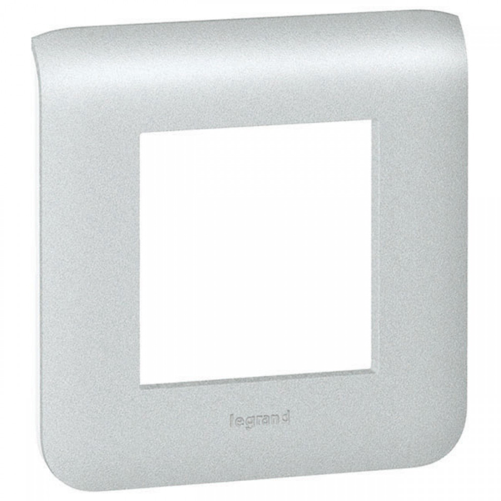 LEGRAND - 0 793 02 Plate Mosaic - 2 modules - alu