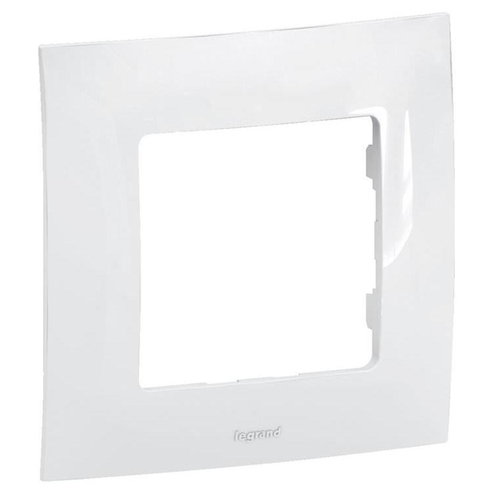 LEGRAND - Единична рамка Niloe New бяла - NP111WH