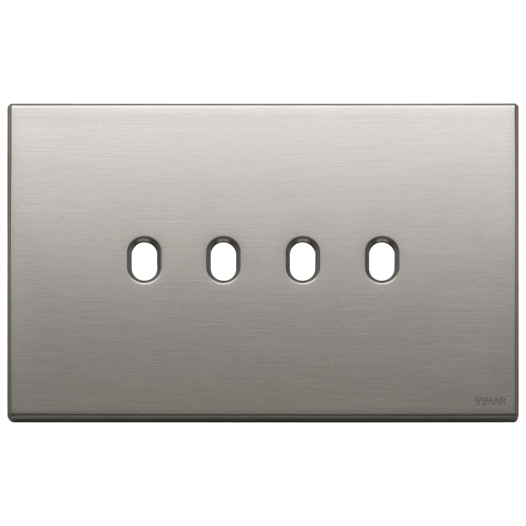 VIMAR - Рамка полиран никел 4Mx4 Vintage brushed nickel - 22674.4.11