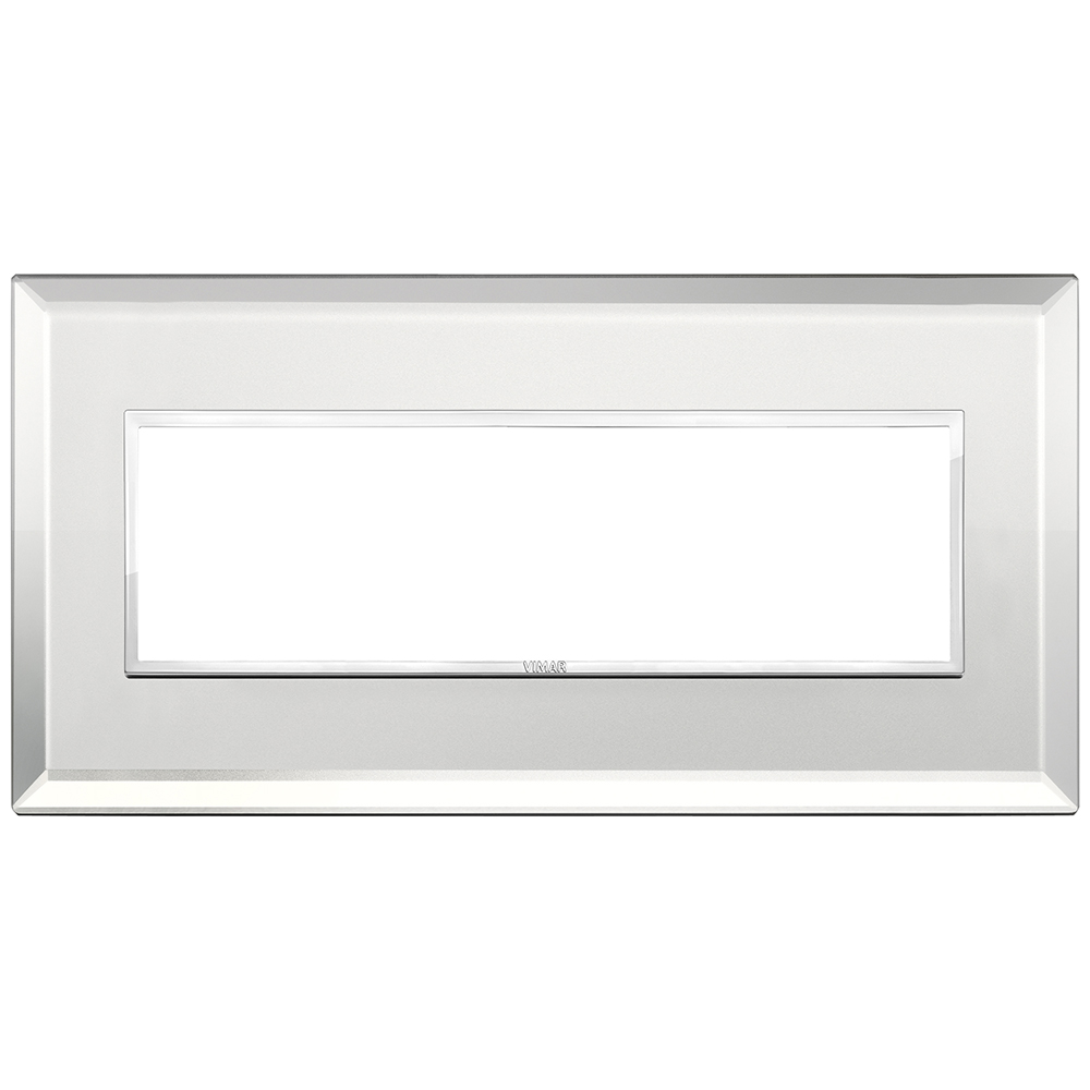 VIMAR - 21657.72 - Plate 7M crystal silver ice