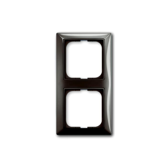 ABB - 2CKA001725A1532 Cover frame with decorative styling frame 2gang frame entrée-grey