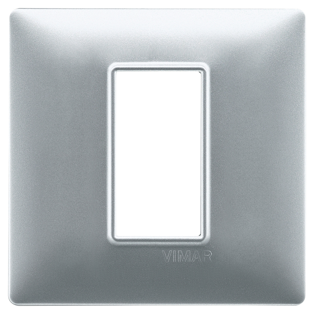 VIMAR - 14641.20 - Plate 1M techn. matt silver