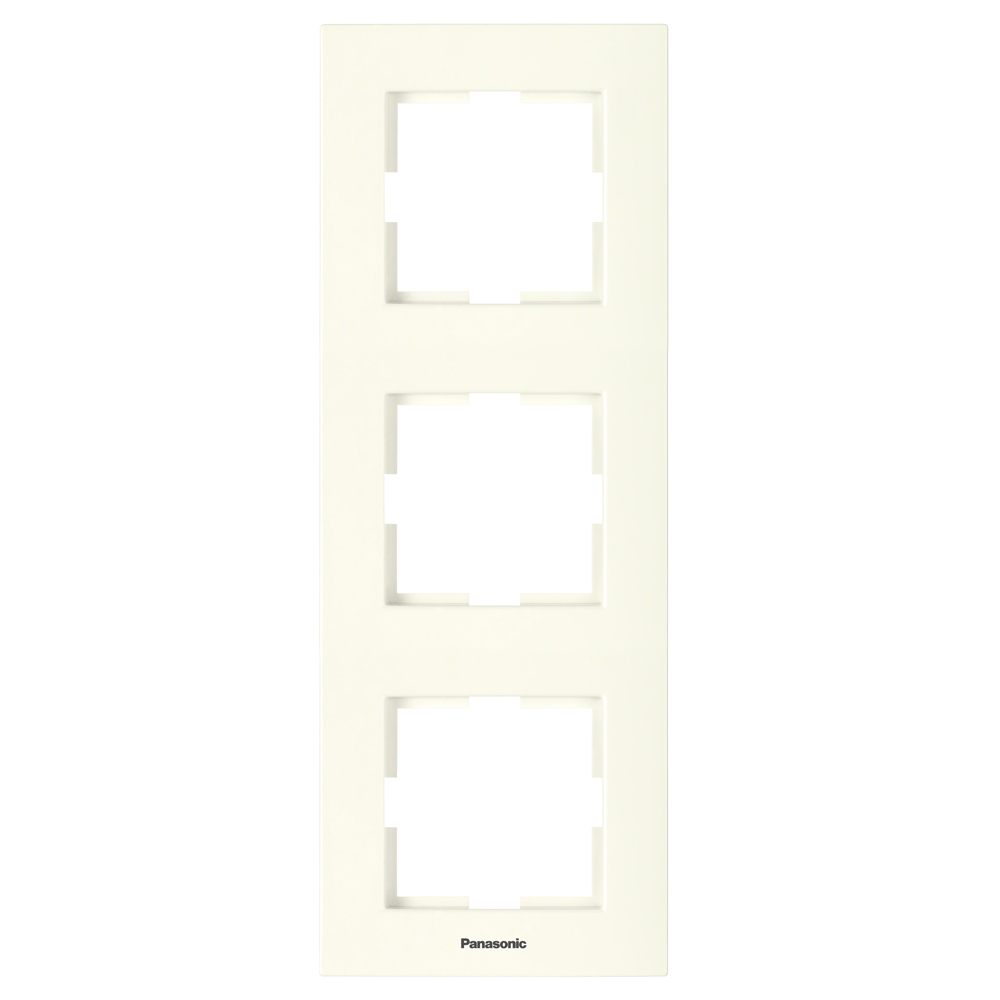 PANASONIC - 3 Gang Frame Vertical beige WKTF08132BG‐EU1
