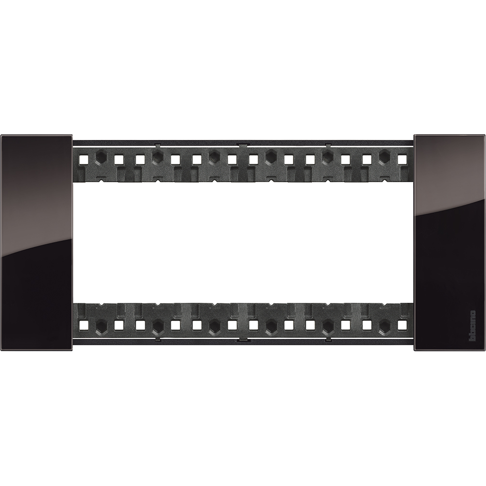 BTICINO - KA4806DG 6 modules Living Now Plate - night - material: tecno polymer