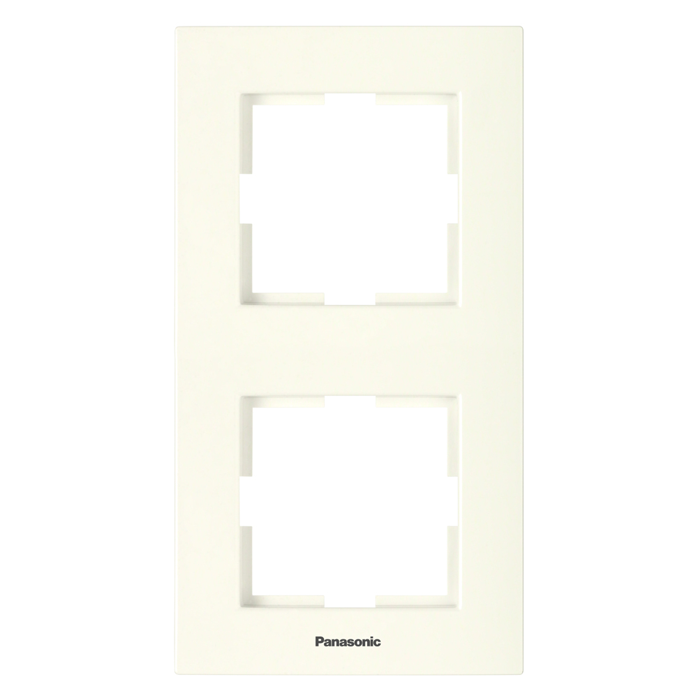 PANASONIC - 2 Gang Frame Vertical beige WKTF08122BG‐EU1