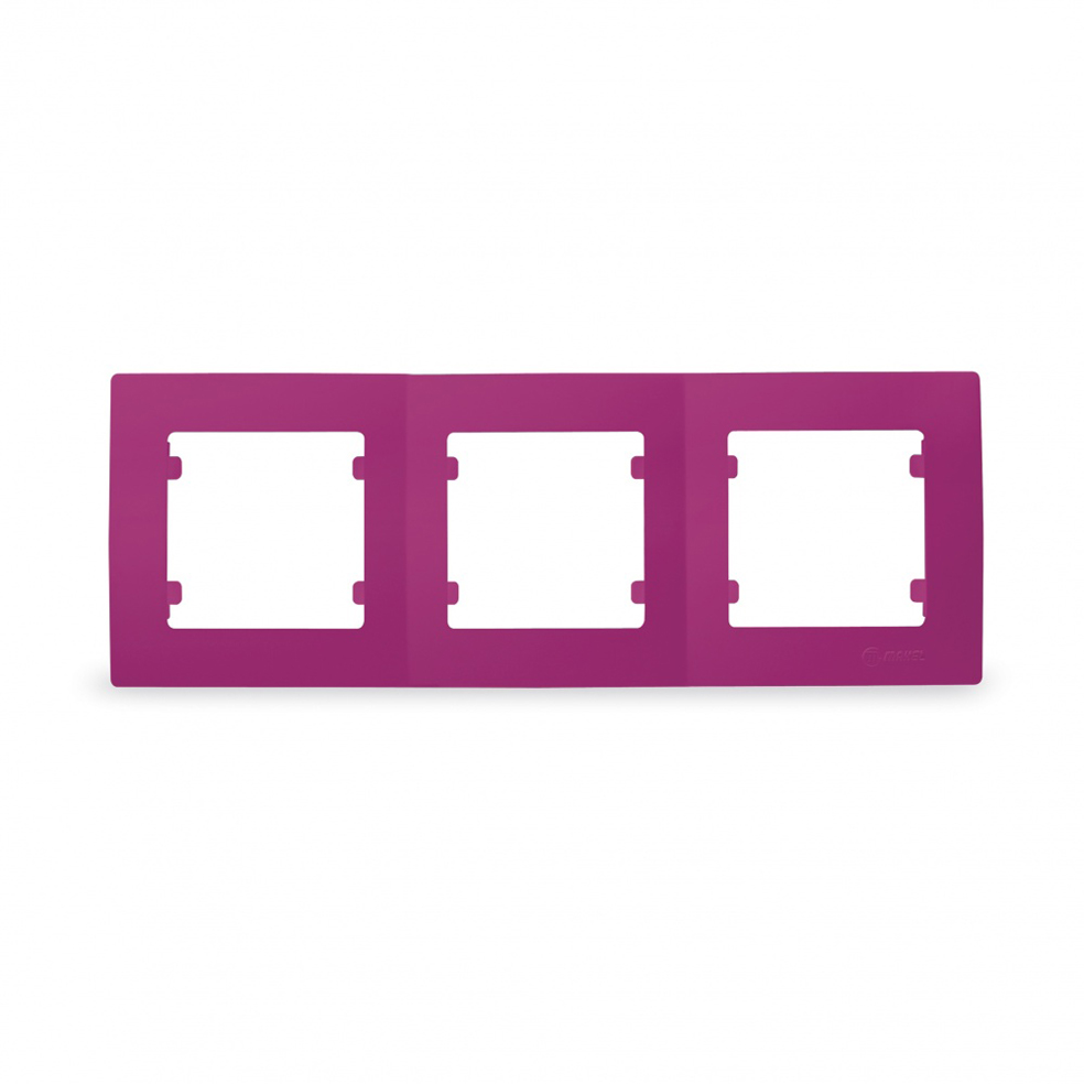 MAKEL - Triple Horizontal Frame Magenta frame Lillium Natural Kare  32085703