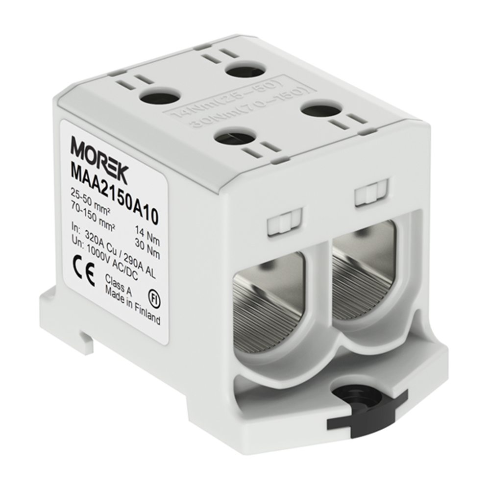 MOREK - OTL150-2 grey 2xAl/Cu 25-150mm² 1000V Universal terminal  MAA2150A10