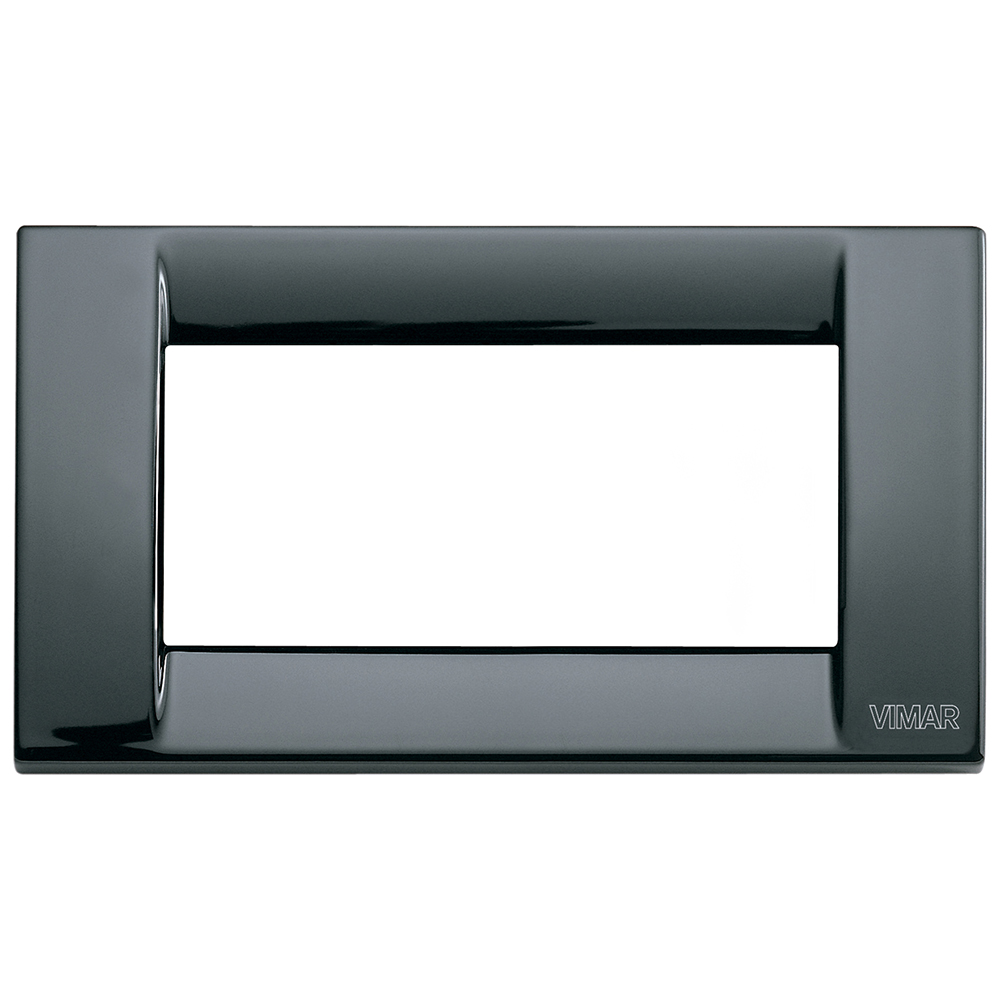 VIMAR - 16734.11 - Classica plate 4M metal black