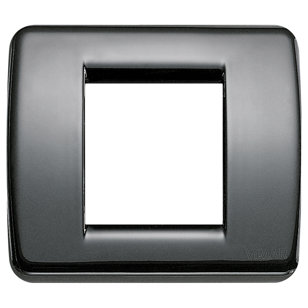 VIMAR - 17093.11 - Rondò plate 1-2M metal black