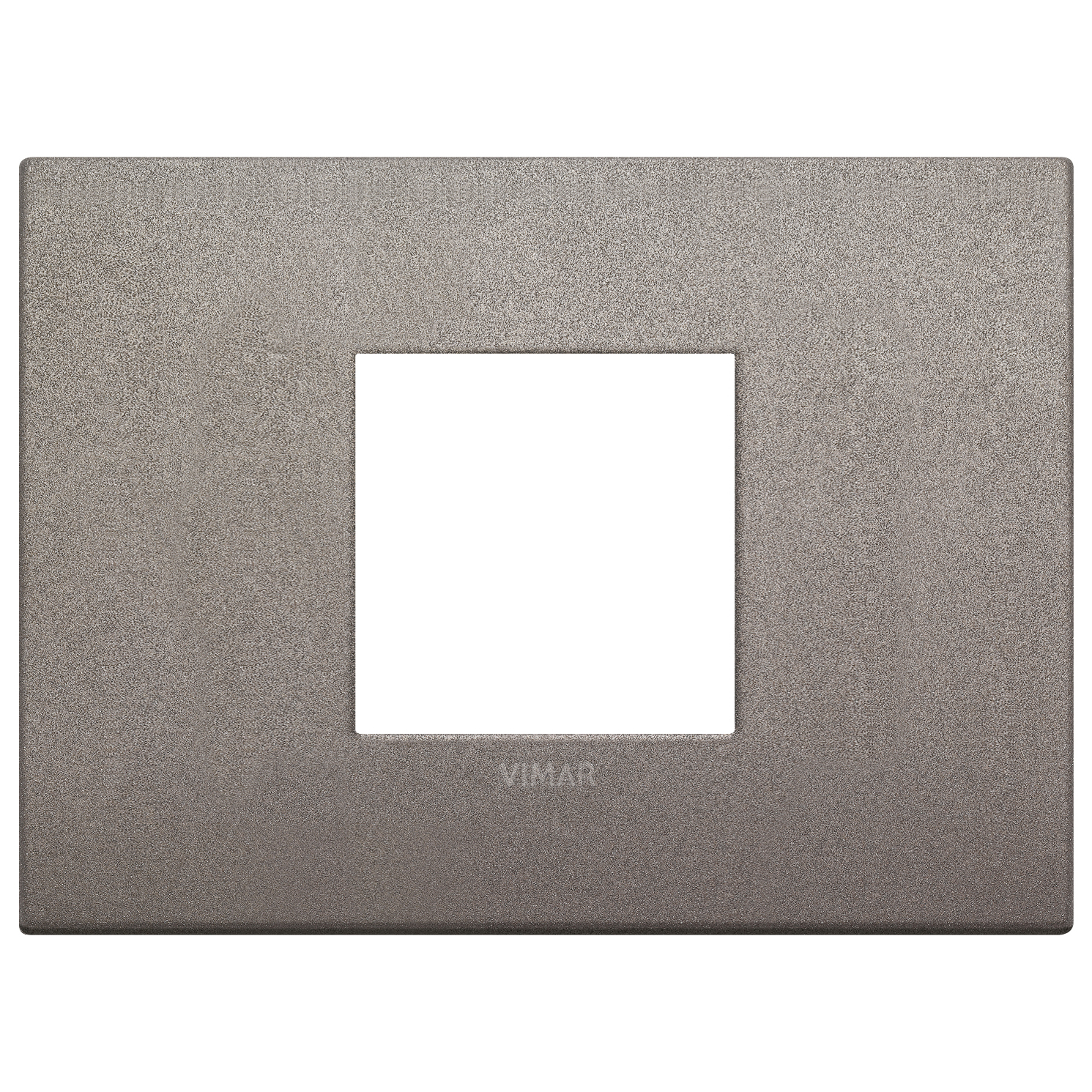VIMAR - 19652.04 - Classic plate2centrM metal matt titanium