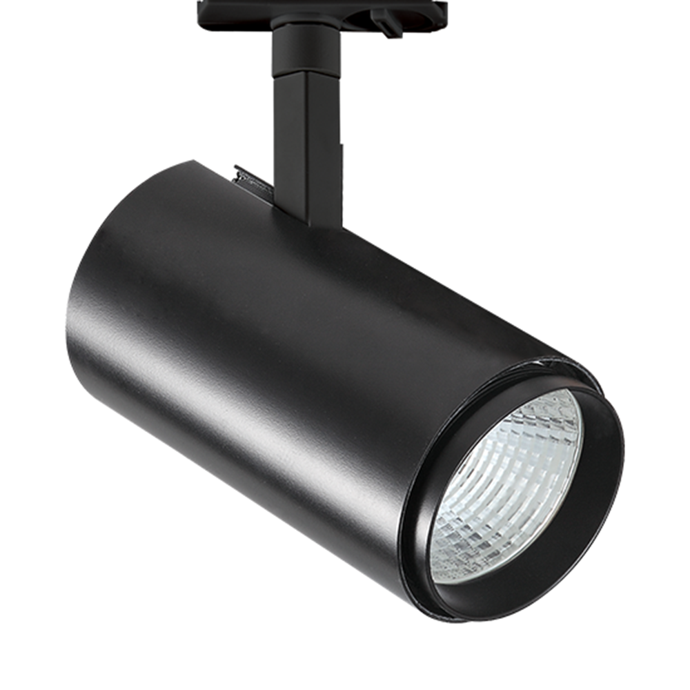 ACA LIGHTING - IDA3040B2 BLACK LED TRACK LIGHT 30W 4000K 2WIRES 38° 2800LM 230V Ra80