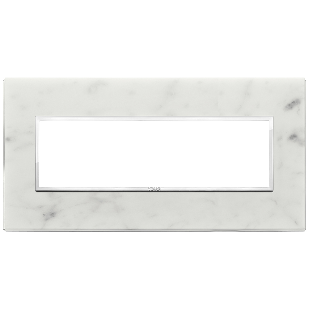 VIMAR - 21657.51 - Eikon EVO Рамка 7М италиански стандарт Carrara white