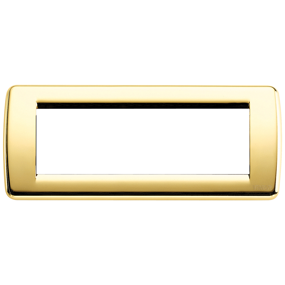 VIMAR - 16756.32 - IDEA Rondò Рамка 6М италиански стандарт Polished gold