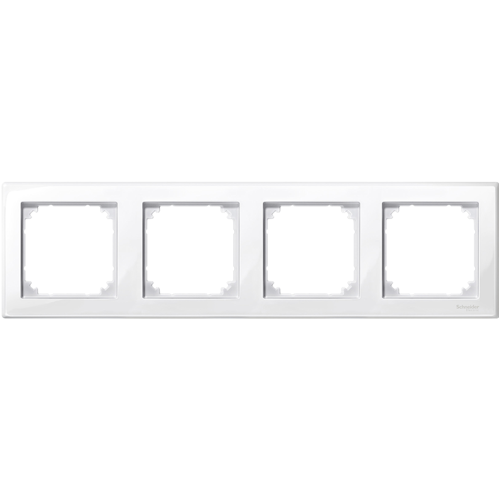 SCHNEIDER ELECTRIC - MTN478425 рамка четворна активно бялo M-SMART