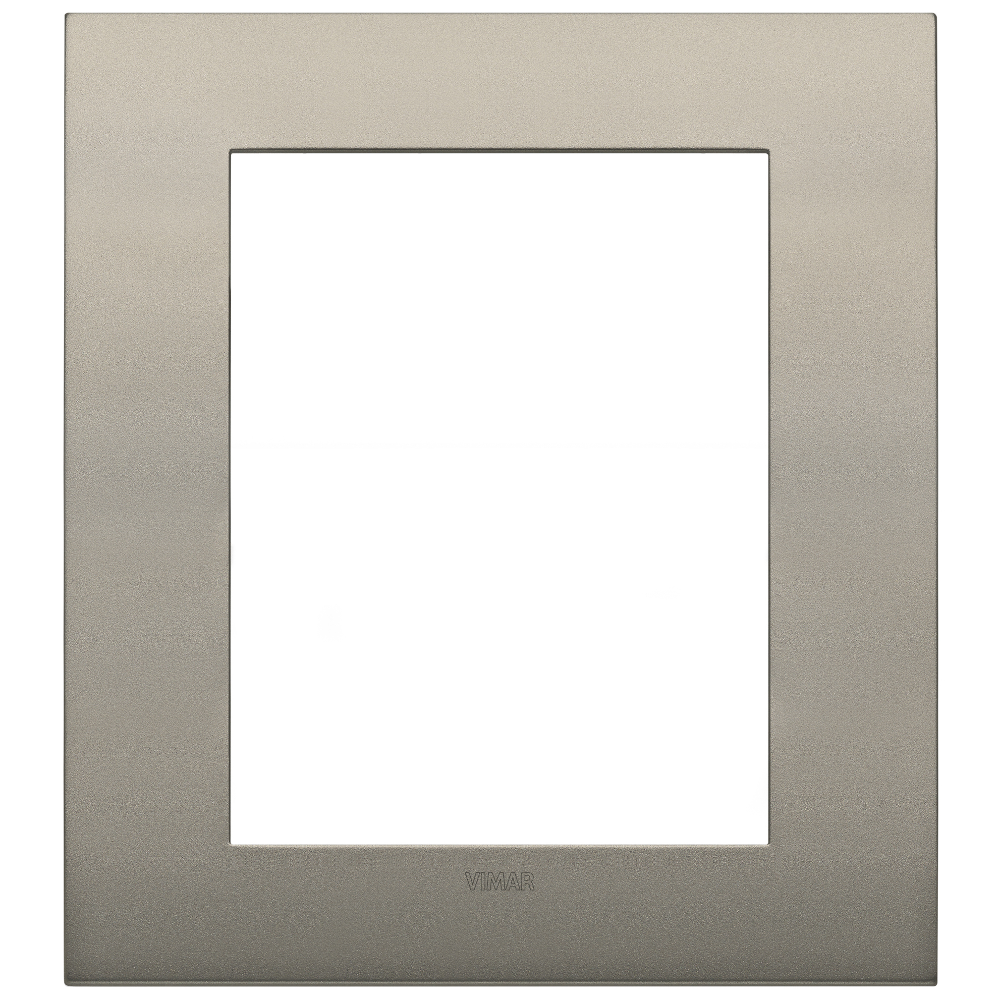 VIMAR - 19668.13 - Classic plate 8M metal matt champagne