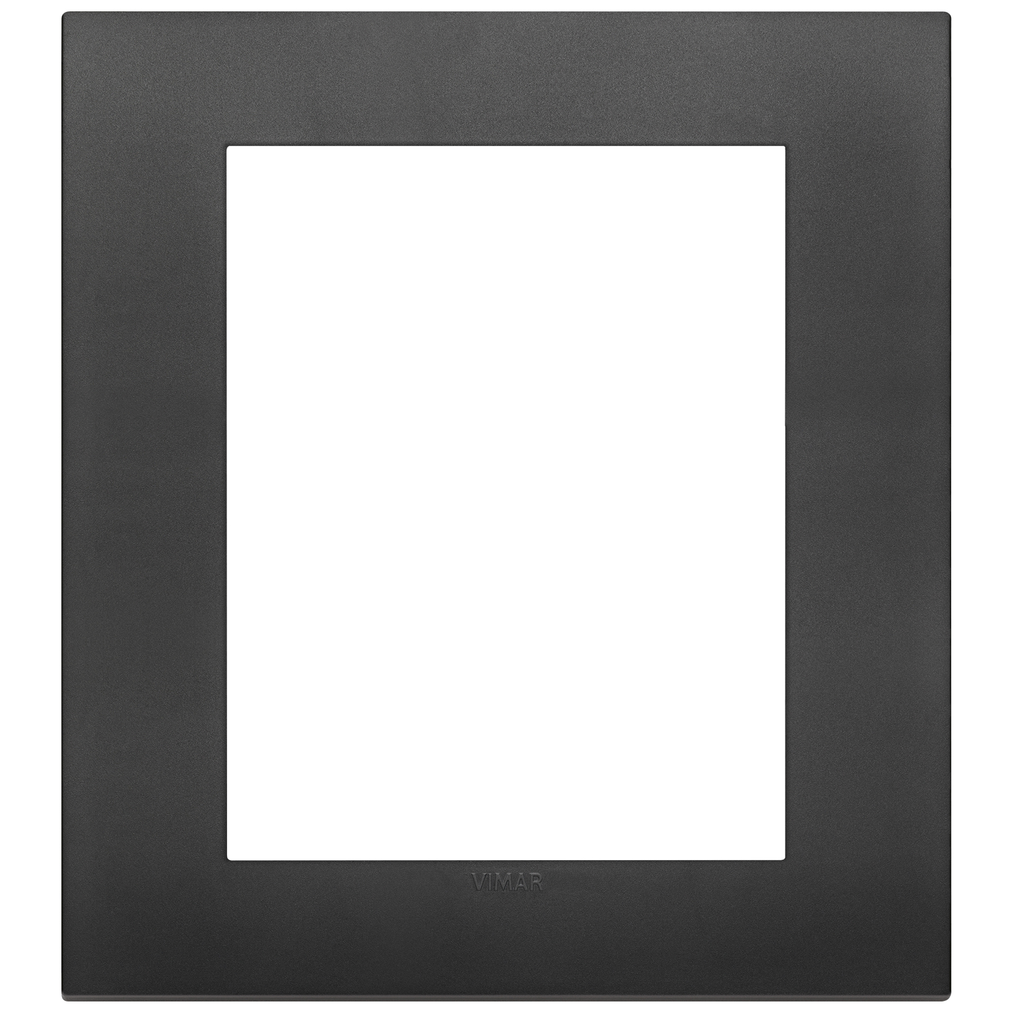 VIMAR - 19668.71 - Classic plate 8M technopolymer black