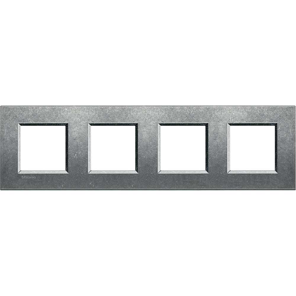 BTICINO - LNA4802M4NA Square cover plate 4х2modules - native 